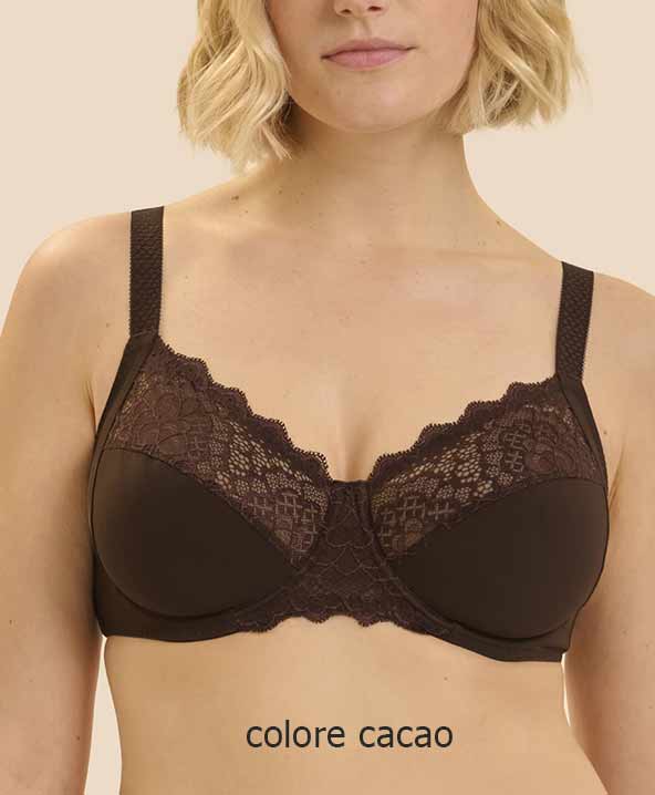Reggiseno con ferretto Caresse SP colore cocoa-12A320