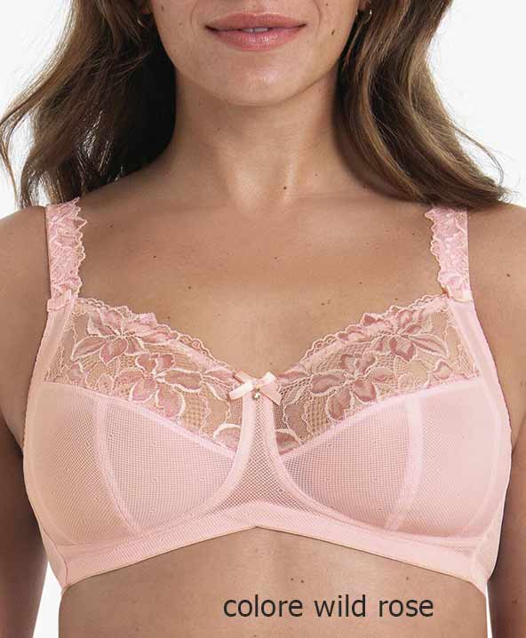 Reggiseno senza ferretto Suzette Rosa Faia-5254