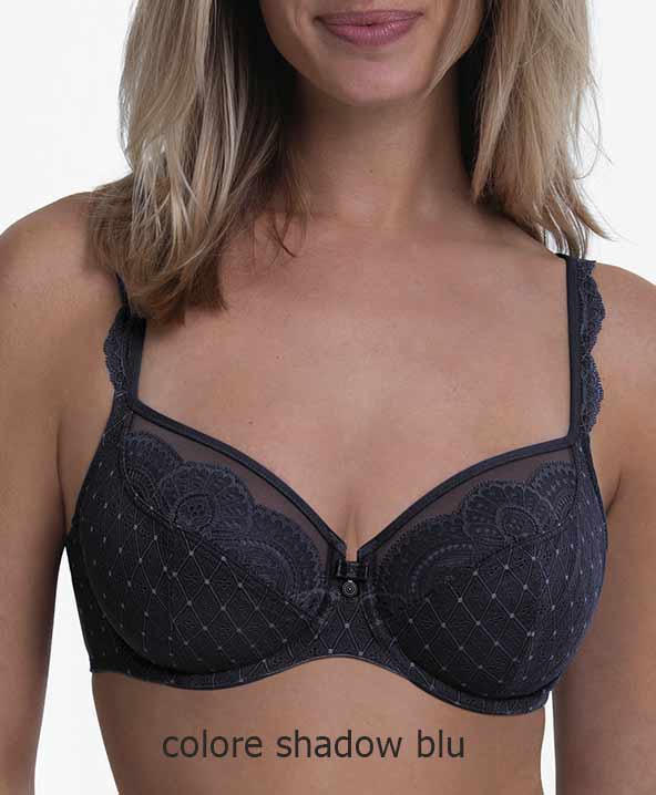 Reggiseno con ferretto Selma Rosa Faia colore shadow blu-5634