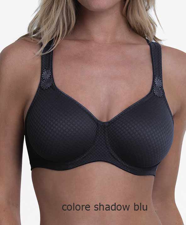 Reggiseno con ferretto coppe preformate Leni Anita shadow blu-5884