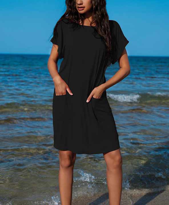 Abito Mare donna con maniche corte Sunflair-73330-6