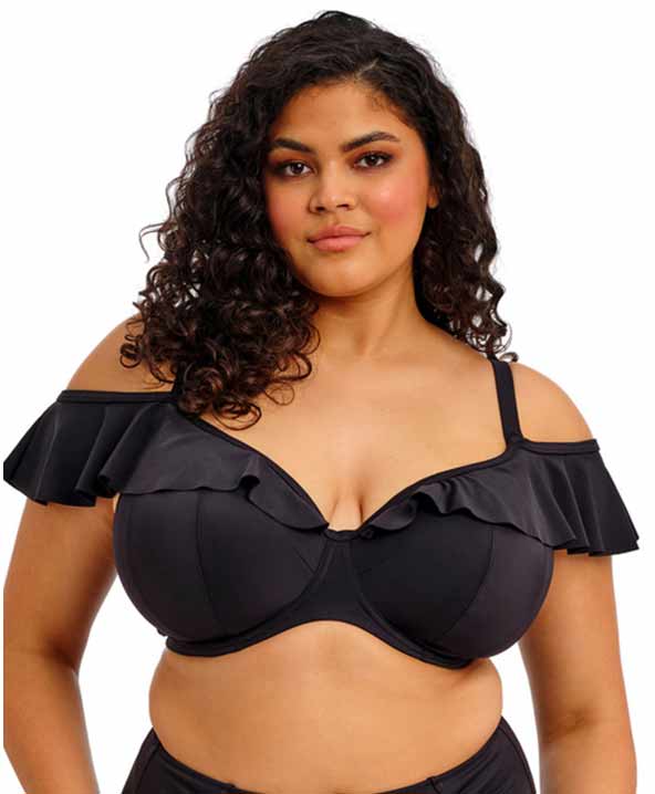 Costume donna Bikini taglie forti Elomi color nero-7282