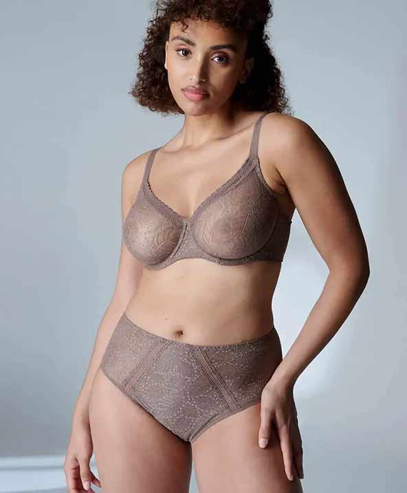 Completo intimo Comete Simone Perele Top con ferretto e slip alto