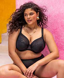 Linea Nerina intimo donna Curvy in pizzo elasticizzato